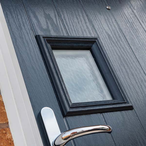 blue composite door