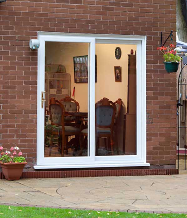 White Sliding Patio Doors